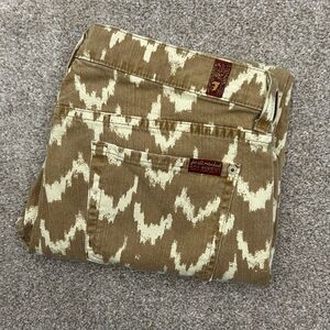 7 For All‎ Mankind Women's Size 29 Cropped Skinny Pants Stretch